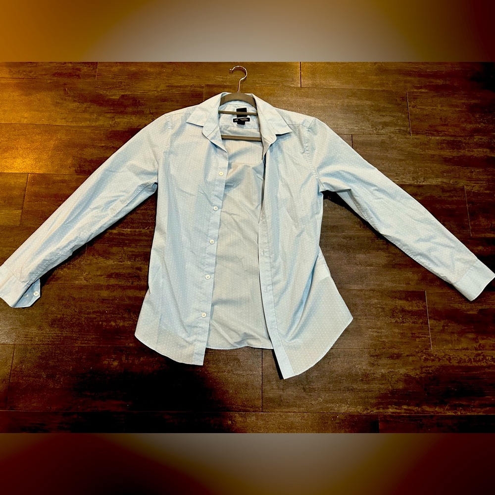 Nice blue button down shirt